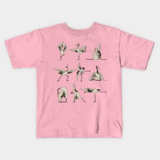 Crane Yoga Kids T-Shirt